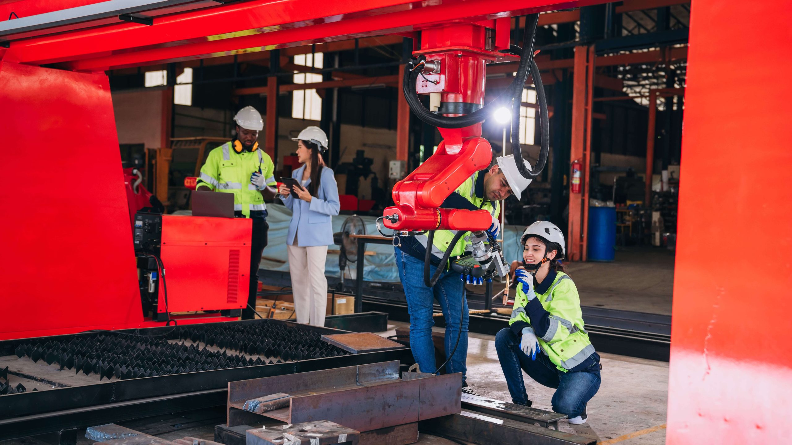 Gantry robot and linear actuator